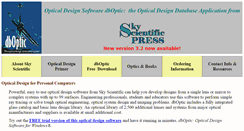 Desktop Screenshot of opticaldesignsoftware.net